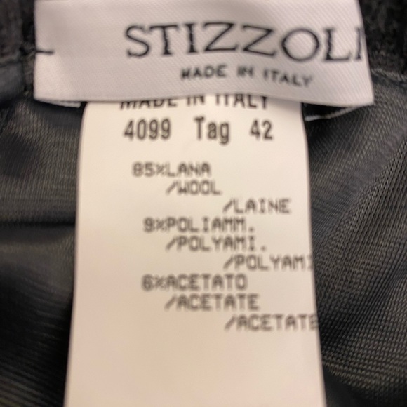 NWOT Stizzoli sweater and skirt set gray and red - Picture 8 of 9